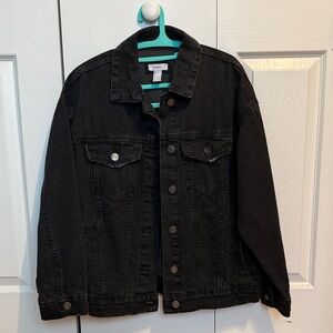 Forever 21 Black Jean Jacket